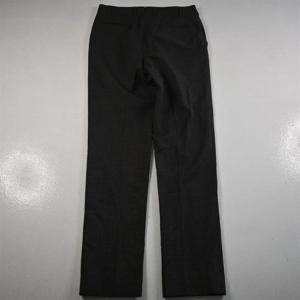 Suitsupply 28x32 Brown Houndstooth‎ Vitale Barberis Brescia Slim Mens Pants